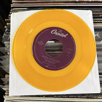 The Beatles - Magical Mystery Tour - Jukebox Orange Colored 45 Record 7” • $25