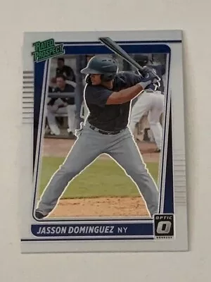 Jasson Dominguez Rookie Card Rated Prospect 2021 • $5