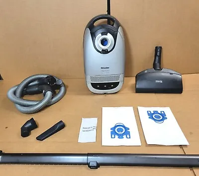 Miele Capricorn Canister Vacuum  + Attachments + New Hepa Bags  • $325