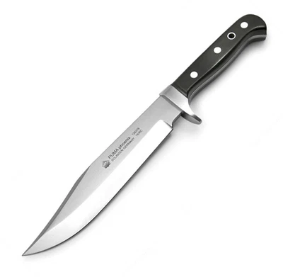 $520.95 • Buy Puma Phonix Bowie Pakkawood Handle Fixed Blade Knife, Leather Sheath - 126376