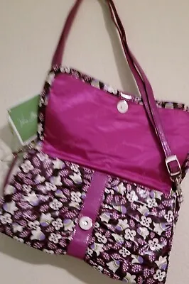 Vera Bradley ~ Plum Petals Frills ~ Concert Clutch ~ Crossbody Purse • $9.99