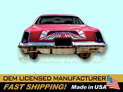 $99 • Buy 1975 Plymouth Road Runner Deck Lid Tunnel Decals & Stripes Kit