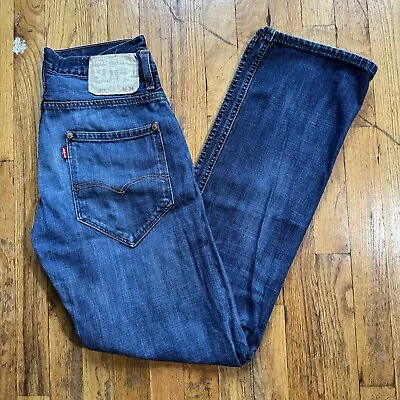 Levis 514 Jeans Men 32x36 Straight Fit Stone Wash All Cotton Stretch Lightweight • $20