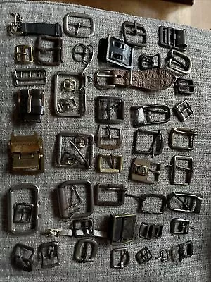 Vintage Metal Buckles Overall Britches Shoe Etc. • $25