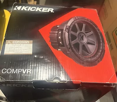 Kicker CompVR 10 Inch Car Subwoofer With Dual 4 Ohm Voice Coils *43CVR104 • $50