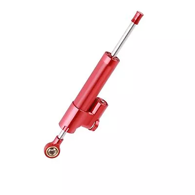 Motorcycle Aluminum Alloy Steering Damper Stabilizer Safety Control (Red) • $33.72