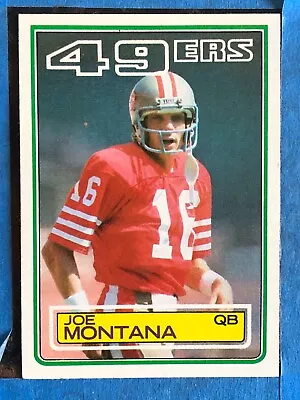 1983 Topps - #169 Joe Montana • $1.32