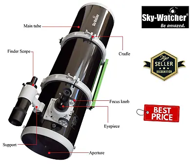 Skywatcher Explorer-200P Newtonian Reflector Optical Tube Assembly 10923(UK) • £449