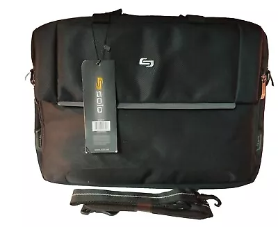 Solo Urban Black Top-Load Laptop Bag/Briefcase W/ Shoulder Strap - New • $16.99