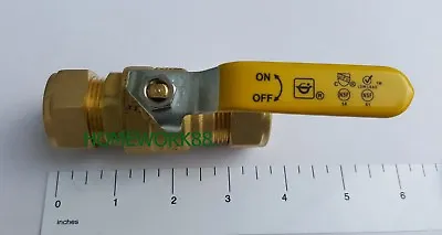 1-100 Pcs 3/4  Compression Ball Valve Lead Free Brass 600 Psi Wog Full Port • $13.99