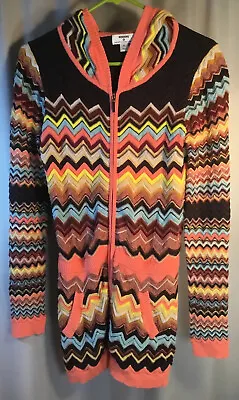 MISSONI Target 20th Anniversary Hoodie Full Zip Cardigan Sweater XL R8 • $10