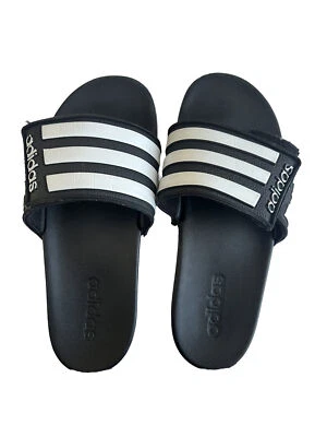 $10 • Buy Adidas Adilette Slides Adjustable Mens Size 7 RRP $55