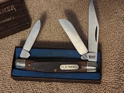 $35 • Buy 1970s Vintage Schrade/Old Timer 340T 3 Blade Middleman Stockman Knife Made In...
