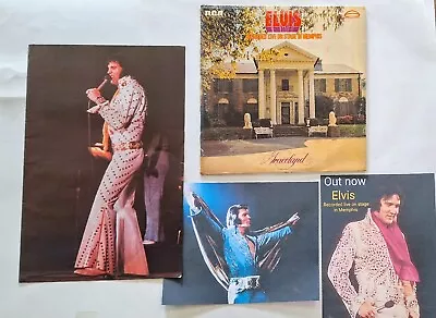 Elvis Presley - Live On Stage 1974 RCA CPL1-0606 Souvenir Poster Included  • $28