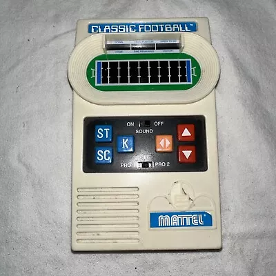 Year 2000 Model Mattel Classic Football Game - Tested Works • $43.70