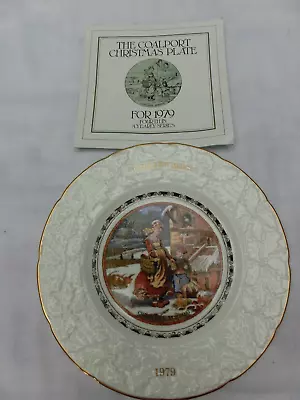 Vintage 1979 Coalport Christmas Plate • £1.50