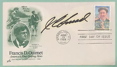 $29.99 • Buy JC Snead Autographed First Day Cover 1988 Francis Ouimet Artcraft Cachet Sc 2377