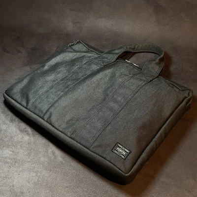 $79.50 • Buy Porter-Yoshida & Co. 2-Way Briefcase / Denim Grey / Made In Japan
