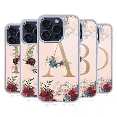 NATURE MAGICK FLOWERS MONOGRAM ROSE GOLD 1 GEL CASE COMPATIBLE W/ IPHONE/MAGSAFE • $24.95