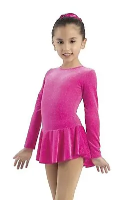 Mondor Born To Skate Glitter Figure Skating  Dress 2711 -  Pink Glitter • $63.98