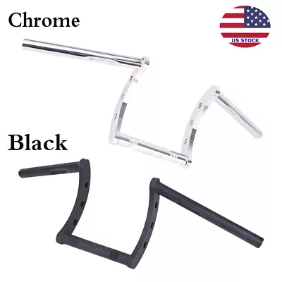 $50.95 • Buy Motorcycle 1  Drag Handlebar Z-Bar Ape Hanger For Harley Sportster Dyna Bobber