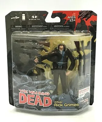 McFarlane Toys The Walking Dead Series 1 Officer Rick Grimes Action Figure MOC! • $11.99