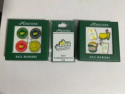 2024 Masters Ball Marker 2 Sets NEW W/ Bonus Commemorative Event Pin Pimento • $79.99