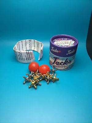 Classic Fun Toy Game With 16 Metal Jacks And 2 Red Rubber Balls • $2