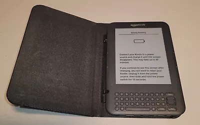 Amazon Kindle Keyboard 3rd Generation 4GB Wi-Fi 6  Graphite *AS IS UNTESTED* • $16.95