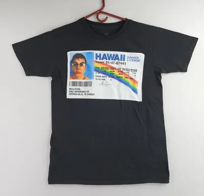 Superbad McLovin Graphics Mens Black T-shirt Size Medium • $10.79