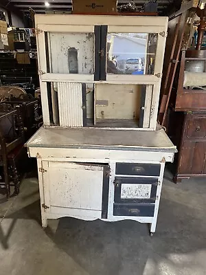 Antique Hoosier Cabinet W/ Flour Sifter ALL ORIGINAL NEEDS REFURBISHED • $1050