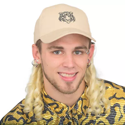 $24.95 • Buy The King Of Tigers Halloween Costume Hat And Wig Set