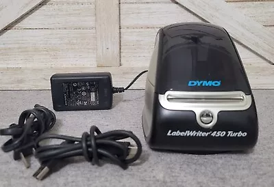 Dymo LabelWriter 450 Turbo Thermal Label Printer 1750283 AC Adapter+USB Tested! • $185