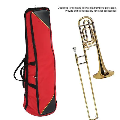 Trombone Bag Oxford Cloth Tenor Trombones Gig Case Bags Musical Instrument A EUJ • $30.95