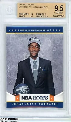 Michael Kidd-Gilchrist RC BGS 9.5: 2012-13 Hoops Rookie Card • $15