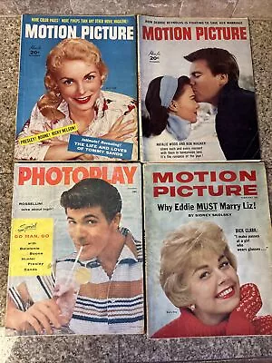 Lot Of 4 Vintage Motion Picture Magazines Janet Leigh Doris Day Tommy Sands • $0.99