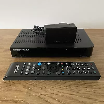 TALKTALK Youview Huawei DN360T Freeview Box HD TV Power Lead & Remote Tested VGC • £19.95