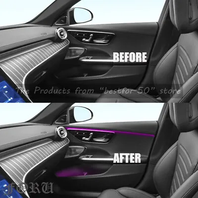64 Color Ambient Light LED Trim Accessories For Mercedes Benz C-Class W206 2022 • $387.31