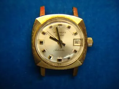 Vintage Wittnauer Gene've Automatic Wristwatch W/10k Gf Case &  Stainless Back • $39.95