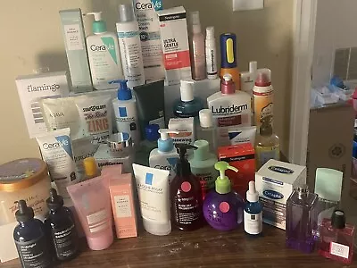 Mixed Lot Beauty Items 80 Full Sized 40 Deluxe Travel Makeup Skincare Body (#1) • $99