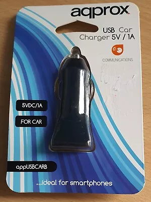 Approx USB Car Charger 5v1a AppUSBCARB • £2.50