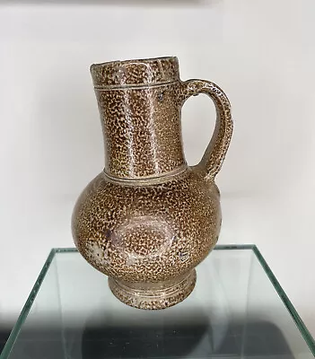 Late 16th Century Frechen/Cologne Jug - German Stoneware Tiger Glaze • £250