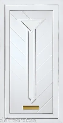 White Full Height Upvc Door Panel (munich Solid ) Cut To Size Free • £160