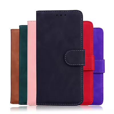 For Samsung A70S A50S A30S A90 M30S A40 Solid Color Wallet Flip Stand Phone Case • $10.55