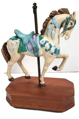 Tan Horse Carousel Music Box - Endless Love Summit Collection Exclusive 1990 • $12.99