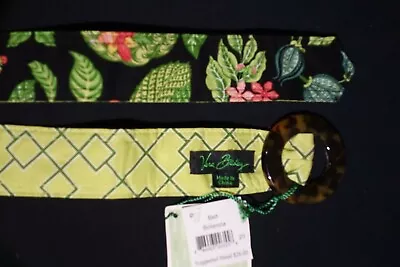 Vera Bradley Retired/Vintage Reversible Sash Belt-Botanical Pattern-Brand New • $9