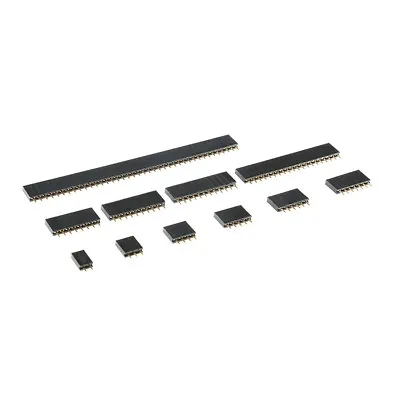 £1.19 • Buy 2.54mm Pitch 2 - 40 Pins Female Header Pin Socket Single Row PCB Connector Strip