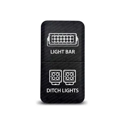 CH4x4 Dual Push Switch For Toyota – Light Bar & Ditch Lights Symbol • $24.98