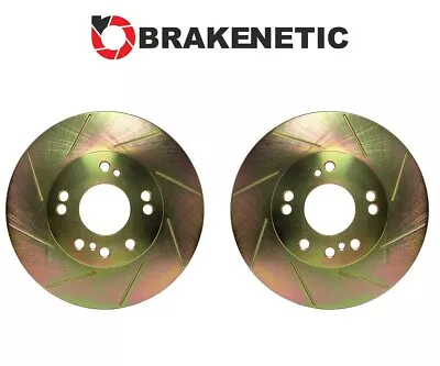 FRONT BRAKENETIC Sport Slot Brake Rotors 30mm Z32 300ZX Conversion 4/5LUG • $203