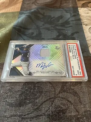 2014 Bowman Platinum Auto Relics Mason Williams #AR-MW Auto PSA 9 POP 2 ONLY ONE • $38